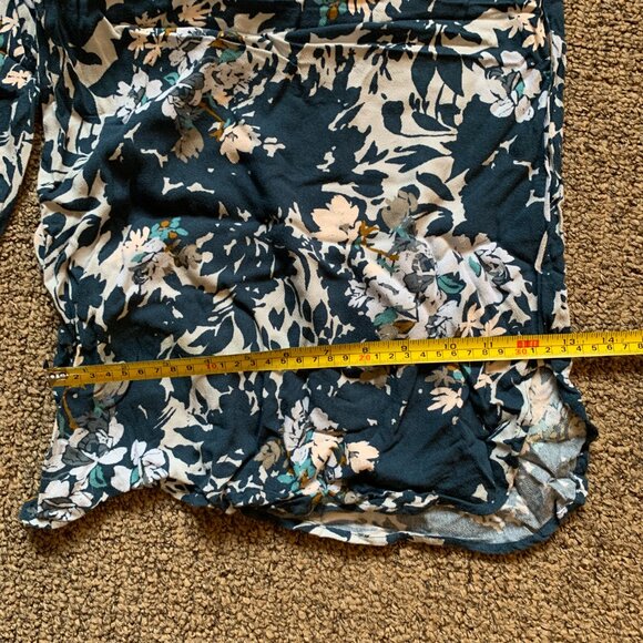 Intimately by Free People Turquoise Teal Flowy Pants | Size L - Picture 7 of 9